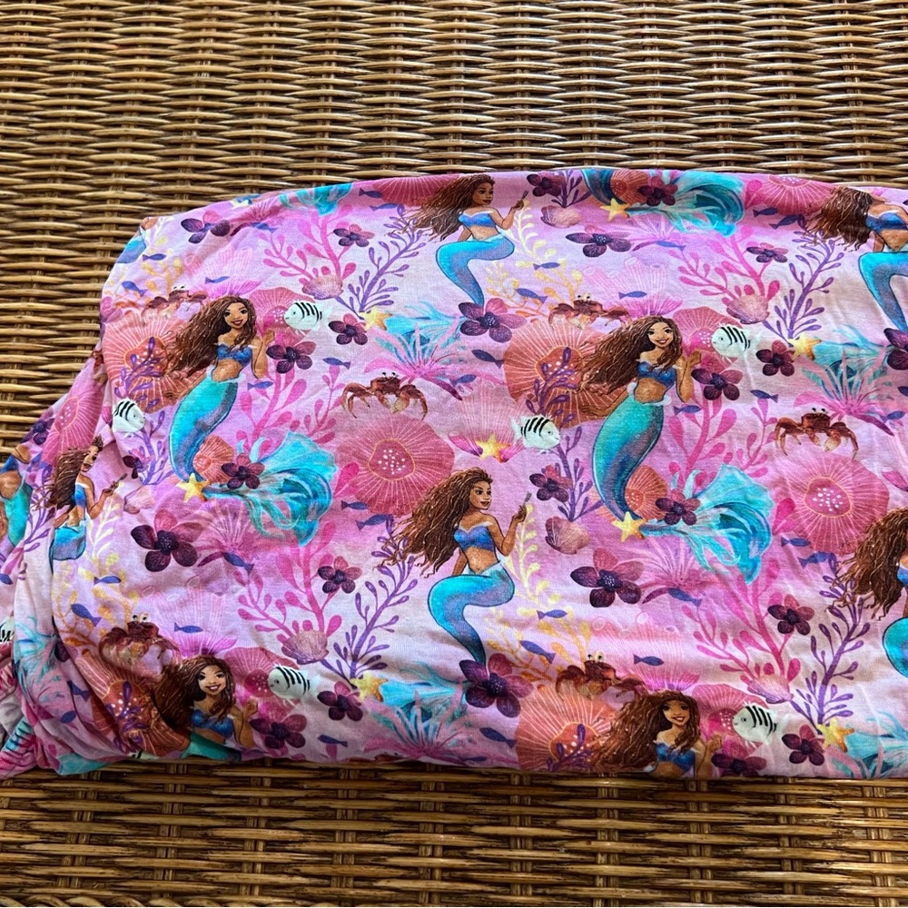 Posh Peanut Little Mermaid Fitted Crib Sheet